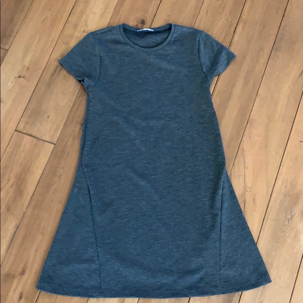 Zara gray t-shirt dress